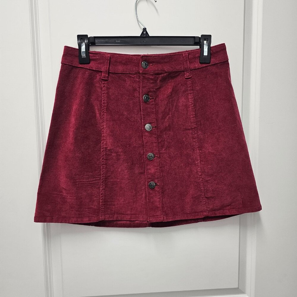 Very cute and comfortable mini skirt, size - S, soft velvet
